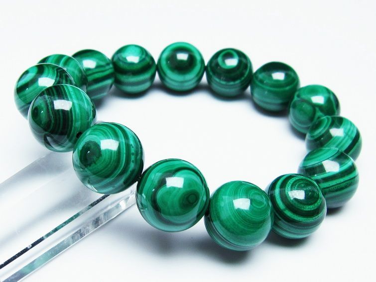 ޥ饫 ֥쥹å 15mm ŷ malachite ʪ  111-29397