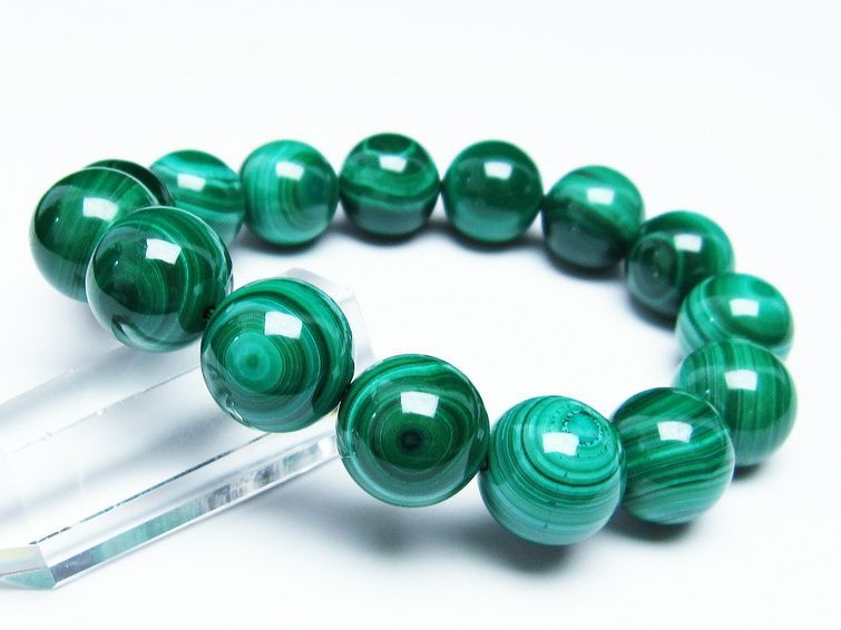 ޥ饫 ֥쥹å 15mm ŷ malachite ʪ  111-29398