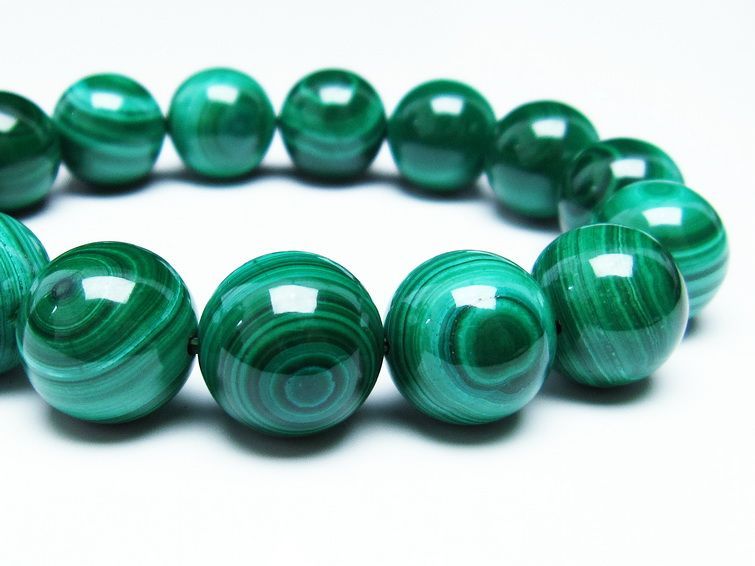 ޥ饫 ֥쥹å 15mm ŷ malachite ʪ  111-29398