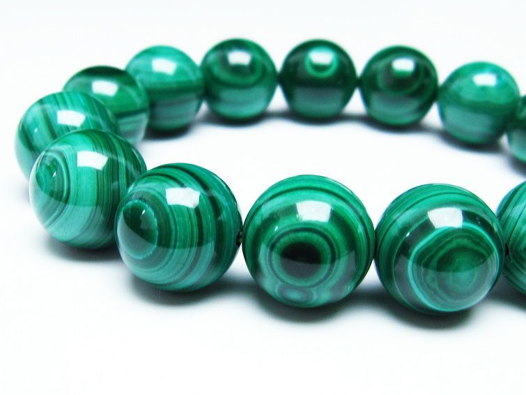 ޥ饫 ֥쥹å 15mm ŷ malachite ʪ  111-29404