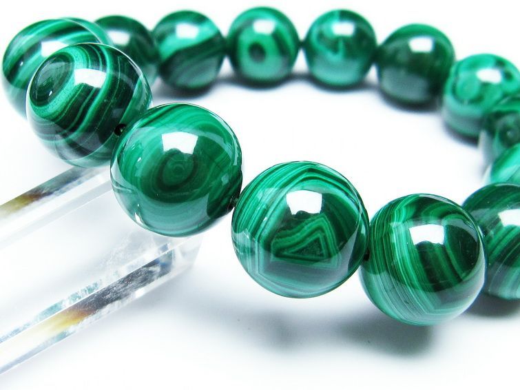 ޥ饫 ֥쥹å 15mm ŷ malachite ʪ  111-29405