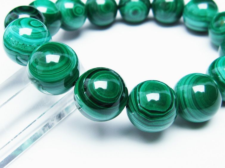 ޥ饫 ֥쥹å 15mm ŷ malachite ʪ  111-29413