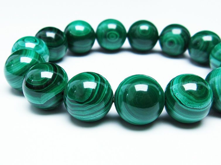 ޥ饫 ֥쥹å 15mm ŷ malachite ʪ  111-29413