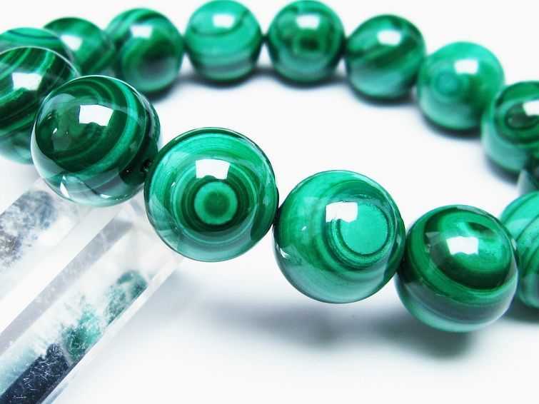 ޥ饫 ֥쥹å 15mm ŷ malachite ʪ  111-29414