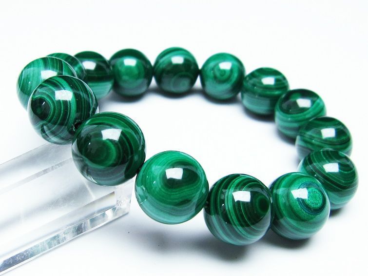 ޥ饫 ֥쥹å 14mm ŷ malachite ʪ  111-29419