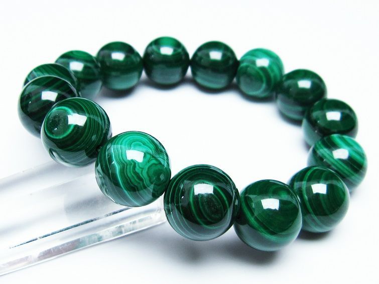 ޥ饫 ֥쥹å 15mm ŷ malachite ʪ  111-29420