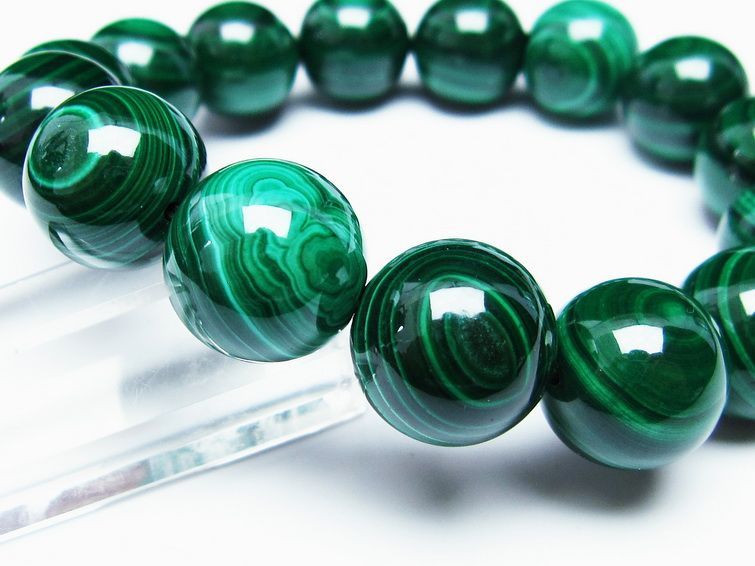 ޥ饫 ֥쥹å 15mm ŷ malachite ʪ  111-29420