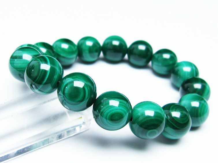 ޥ饫 ֥쥹å 14mm ŷ malachite ʪ  111-29421