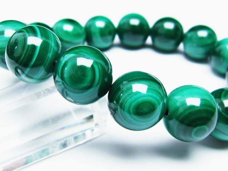 ޥ饫 ֥쥹å 14mm ŷ malachite ʪ  111-29421