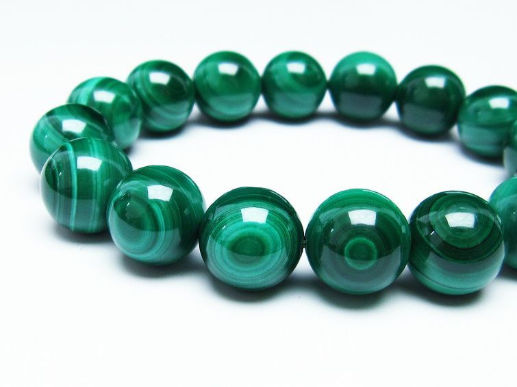 ޥ饫 ֥쥹å 14mm ŷ malachite ʪ  111-29421