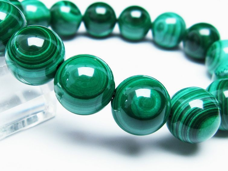 ޥ饫 ֥쥹å 14mm ŷ malachite ʪ  111-29422