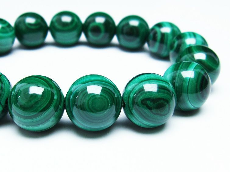 ޥ饫 ֥쥹å 14mm ŷ malachite ʪ  111-29422