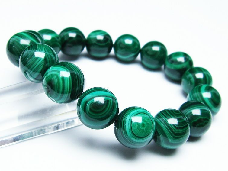 ޥ饫 ֥쥹å 14mm ŷ malachite ʪ  111-29423