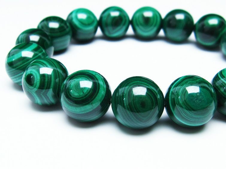 ޥ饫 ֥쥹å 14mm ŷ malachite ʪ  111-29423