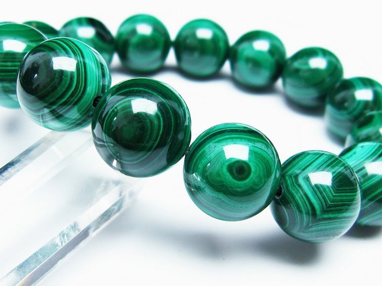 ޥ饫 ֥쥹å 15mm ŷ malachite ʪ  111-29426