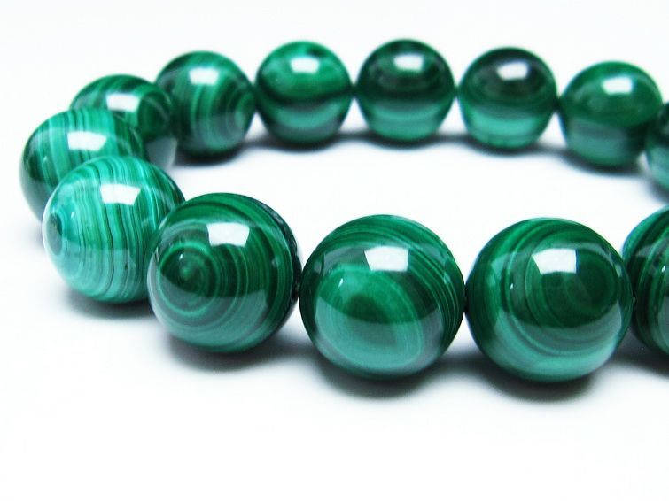 ޥ饫 ֥쥹å 15mm ŷ malachite ʪ  111-29426