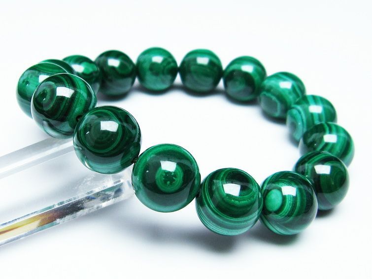 ޥ饫 ֥쥹å 14mm ŷ malachite ʪ  111-29429