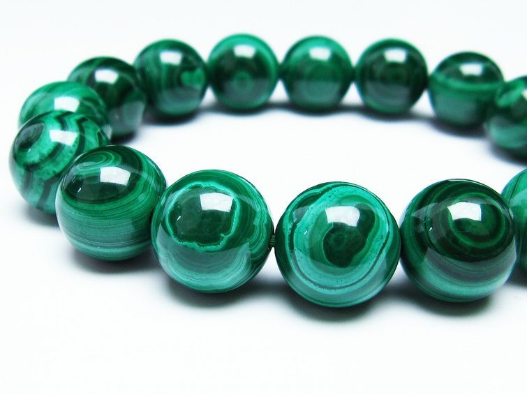 ޥ饫 ֥쥹å 14mm ŷ malachite ʪ  111-29429