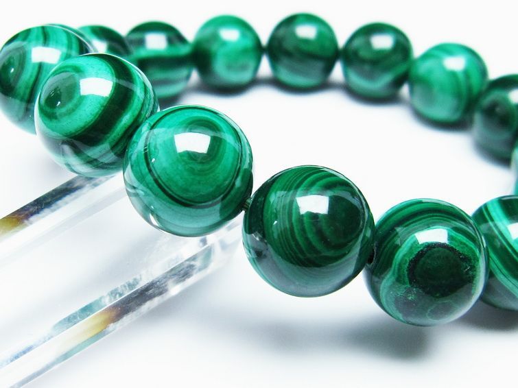 ޥ饫 ֥쥹å 14mm ŷ malachite ʪ  111-29430