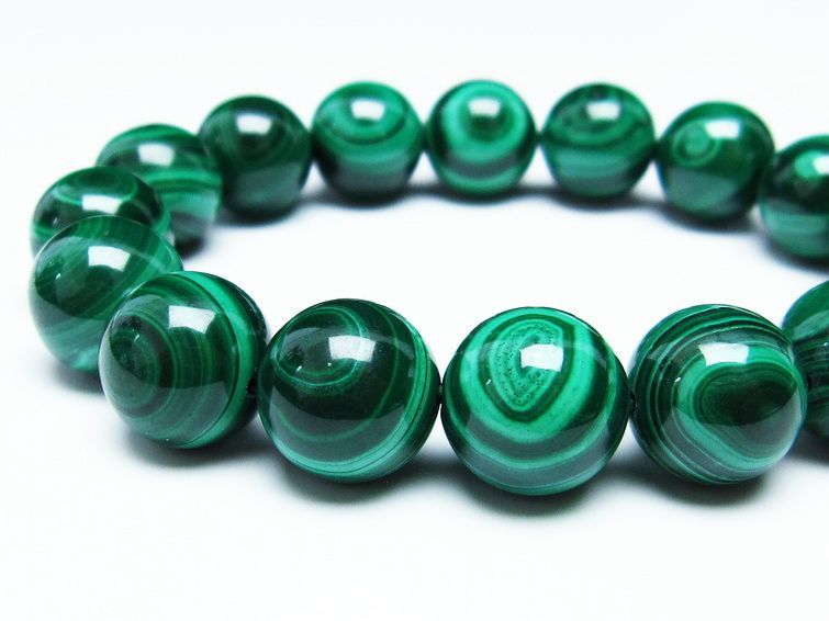 ޥ饫 ֥쥹å 14mm ŷ malachite ʪ  111-29430