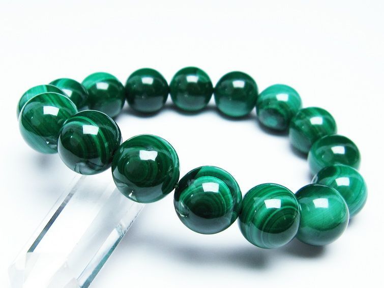 ޥ饫 ֥쥹å 14mm ŷ malachite ʪ  111-29432