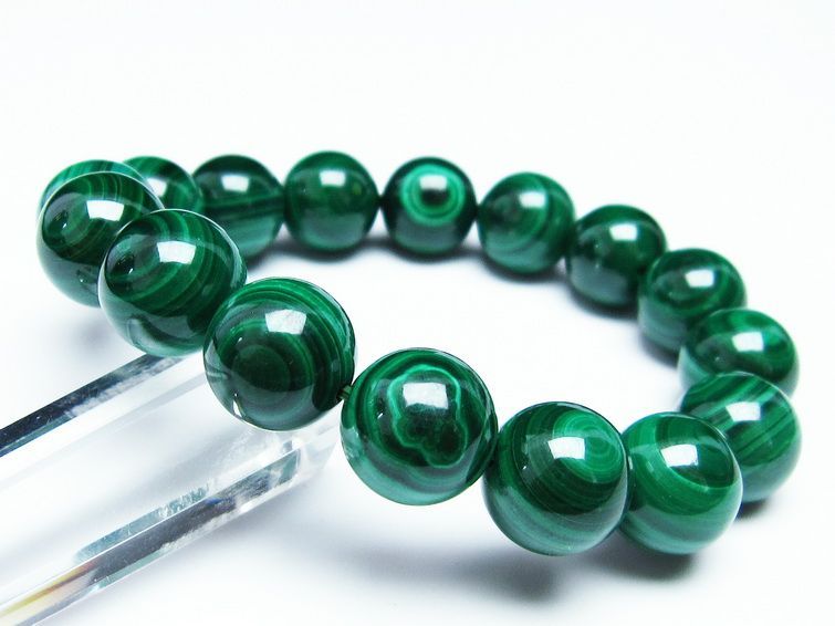 ޥ饫 ֥쥹å 14mm ŷ malachite ʪ  111-29434