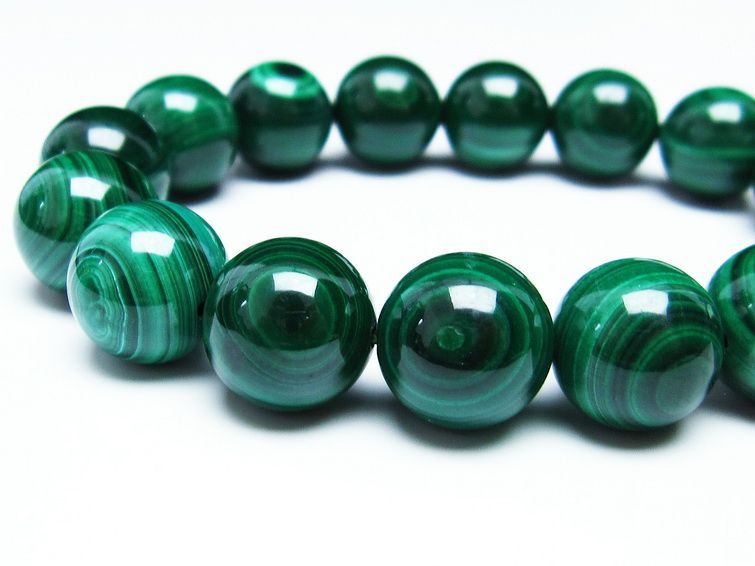 ޥ饫 ֥쥹å 14mm ŷ malachite ʪ  111-29434