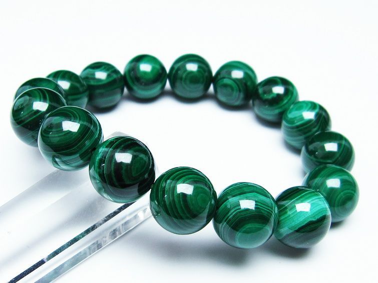 ޥ饫 ֥쥹å 14mm ŷ malachite ʪ  111-29435