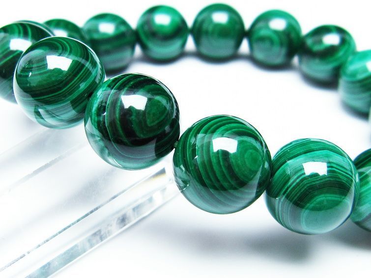 ޥ饫 ֥쥹å 14mm ŷ malachite ʪ  111-29435