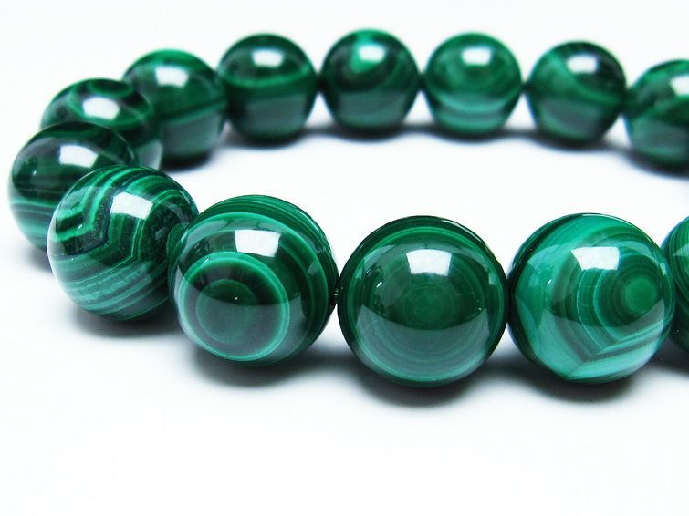 ޥ饫 ֥쥹å 14mm ŷ malachite ʪ  111-29435