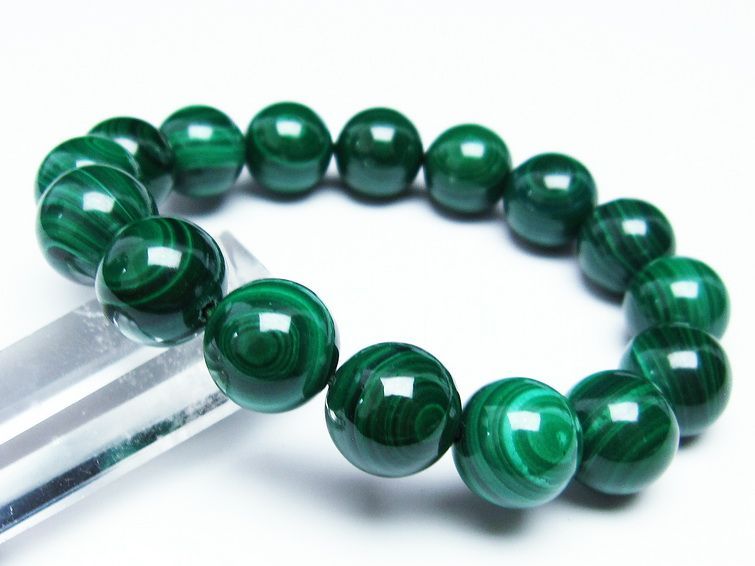 ޥ饫 ֥쥹å 14mm ŷ malachite ʪ  111-29436