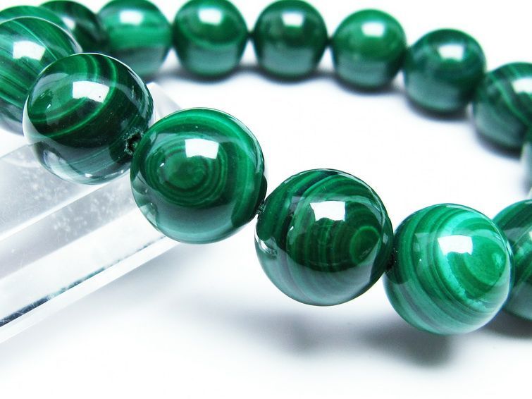 ޥ饫 ֥쥹å 14mm ŷ malachite ʪ  111-29436