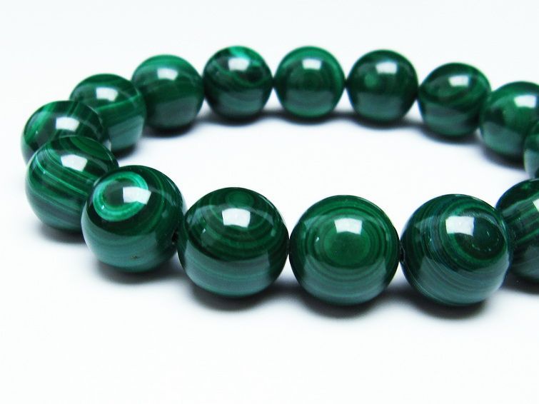 ޥ饫 ֥쥹å 14mm ŷ malachite ʪ  111-29436