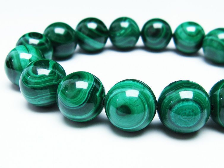 ޥ饫 ֥쥹å 14mm ŷ malachite ʪ  111-29441