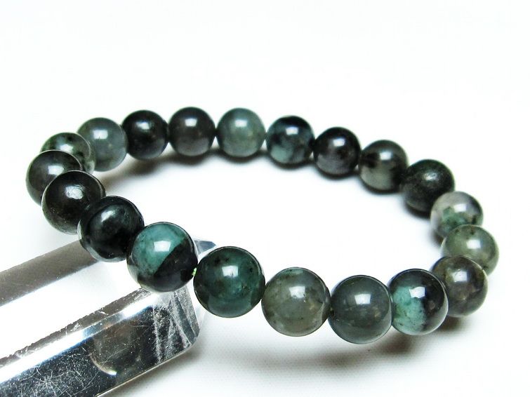  ֥쥹å 10mm Emerald Bracelet ж   ǥ ʪ  [M 1/10] 111-32893