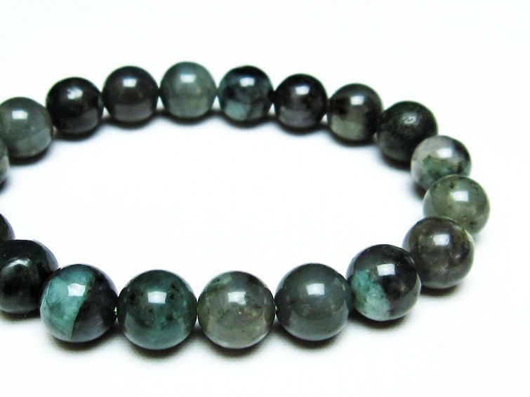  ֥쥹å 10mm Emerald Bracelet ж   ǥ ʪ  [M 1/10] 111-32893