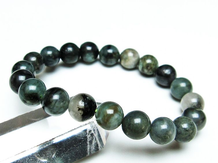  ֥쥹å 10mm Emerald Bracelet ж   ǥ ʪ  [M 1/10] 111-32894