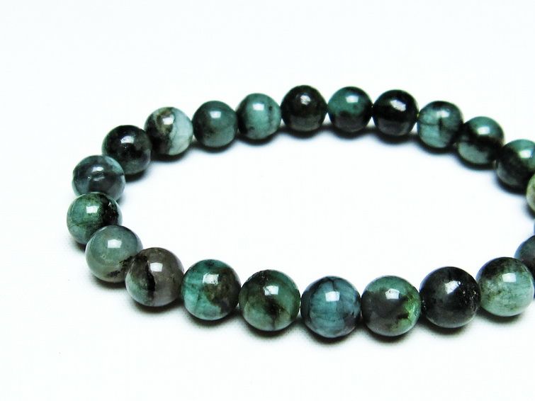  ֥쥹å 9mm Emerald Bracelet ж   ǥ ʪ  [M 1/10] 111-32955