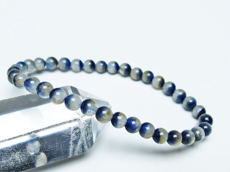 デュモルチェライトインクォーツ  ブレスレット 