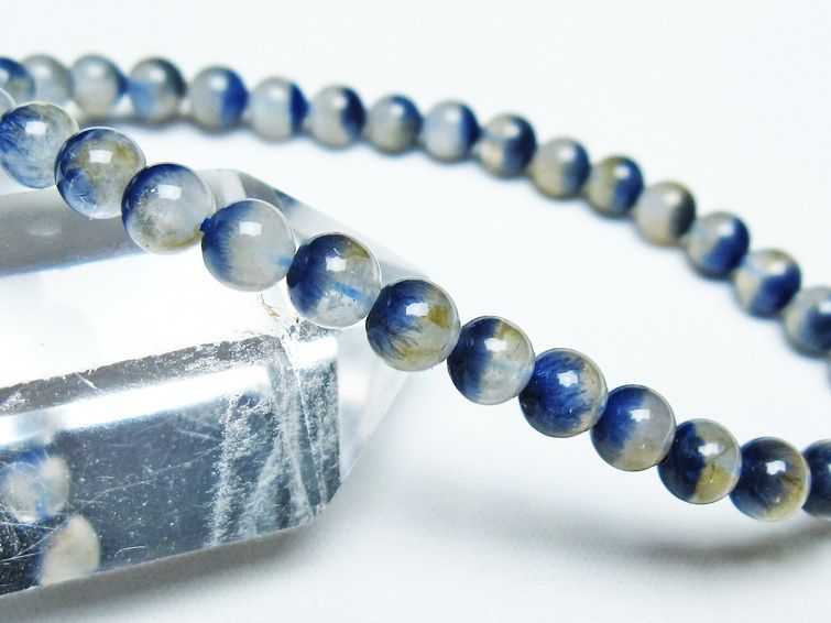 デュモルチェライトインクォーツ  ブレスレット 