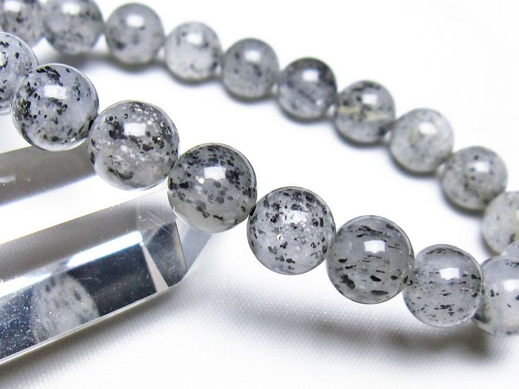 バイオタイトインクォーツ ブレスレット 9mm 一点物 メール便送料無料