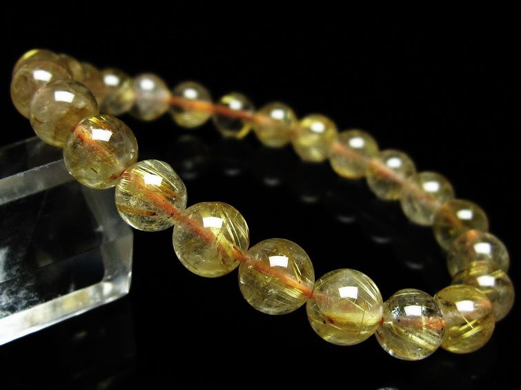 ハイグレード！！　タイガータイチンルチルブレス8㎜（新品未使用）キャッツ入り 楽天市場】ルチルクォーツ ブレスレット 8mm 好きな商品が選べる