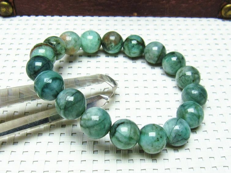  ֥쥹å 11mm Emerald Bracelet ж  ʪ 111-5068