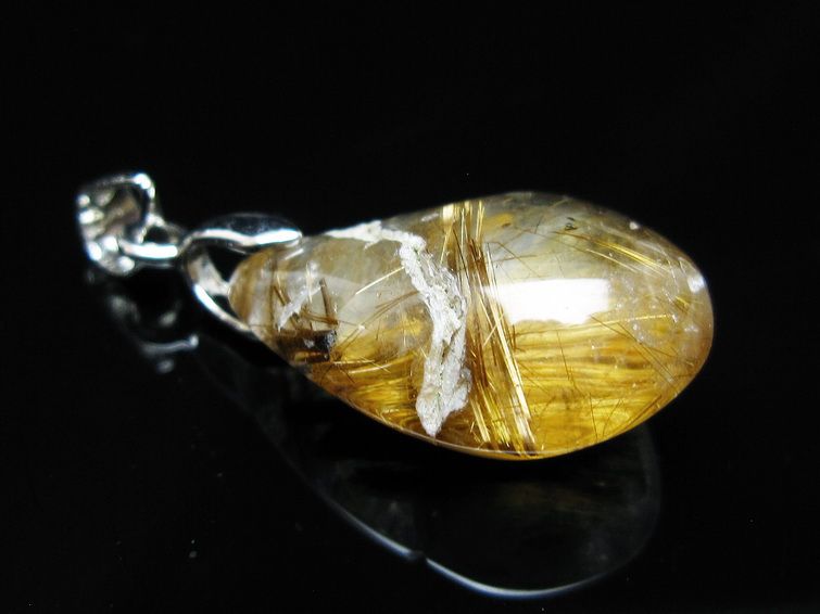 タイチンルチルペンダントトップ タイチンルチルクォーツ ペンダント ルチルクォーツ ペンダントトップ