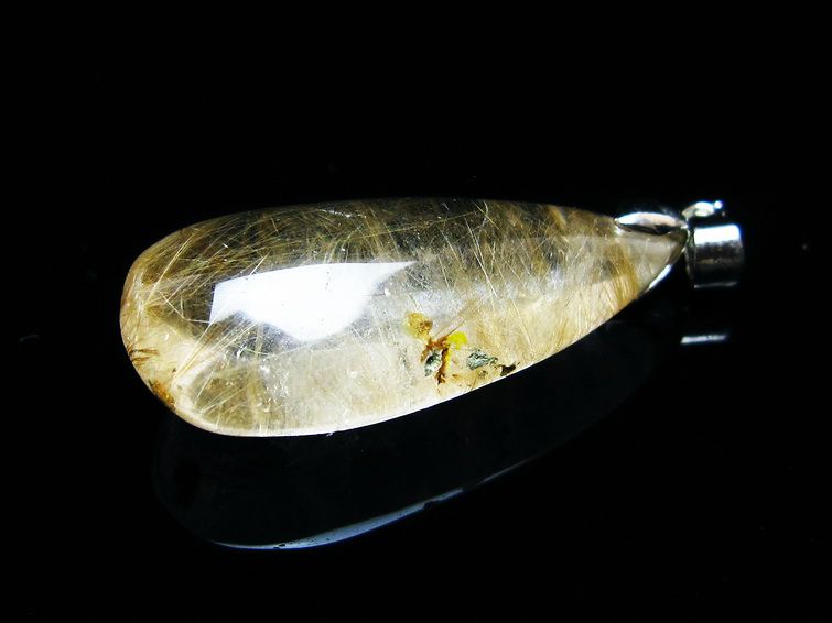 プラチナルチルクォーツペンダント