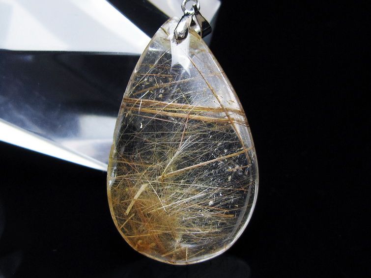 プラチナルチルクォーツペンダント