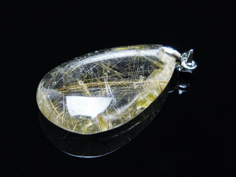 プラチナルチルクォーツペンダント