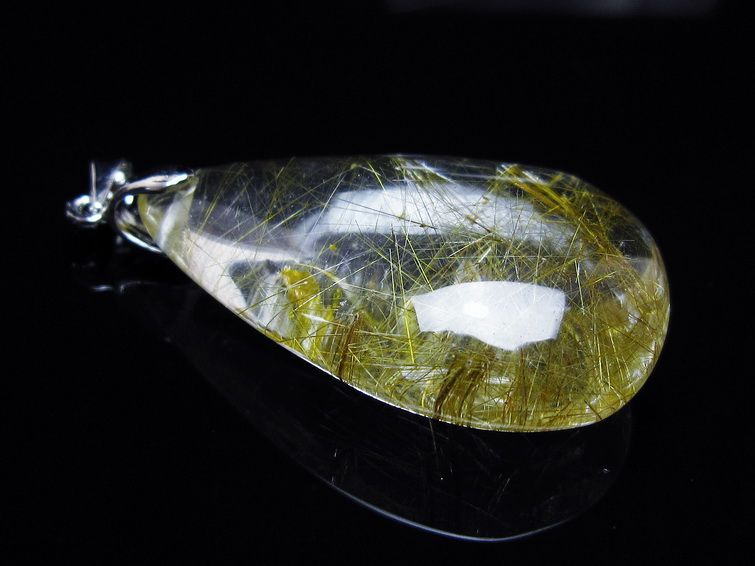 プラチナルチルクォーツペンダント