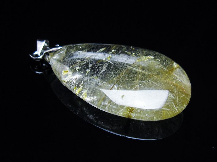 プラチナルチルクォーツペンダント