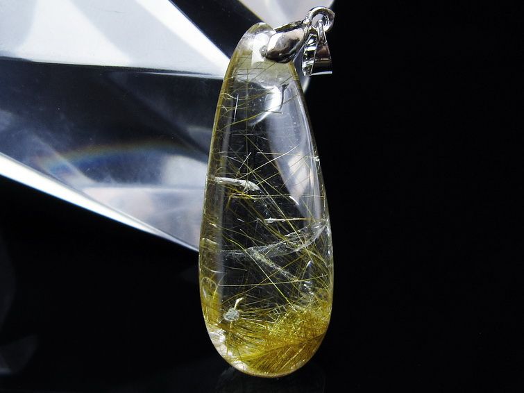 プラチナルチルクォーツペンダント